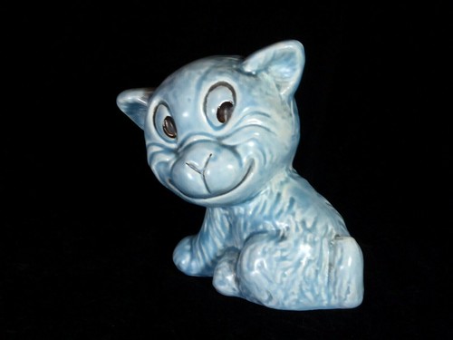 1940s sylvac blue cat - 1940s,
