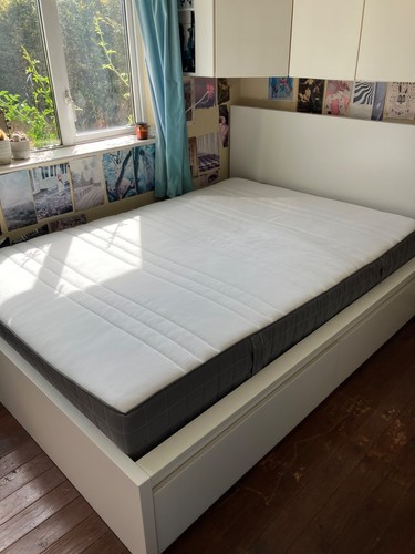Ikea malm double bed frame - malm,