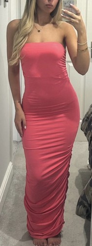 Zara pink ruched slinky