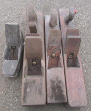 Lot of Vintage Carpentry Wooden Carpenters Woodworking Tools Incl Jack Planes