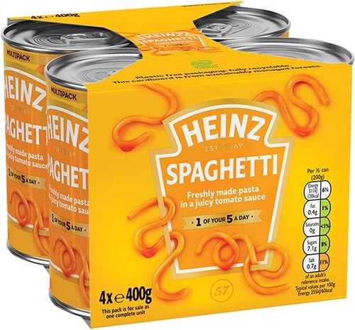 Heinz spaghetti tomato - in,