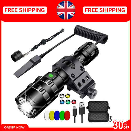 Led flashlight picatinny rail - flashlight,