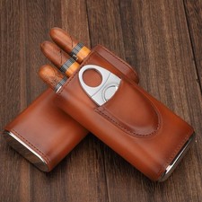 Travel Humidor Leather Cedar