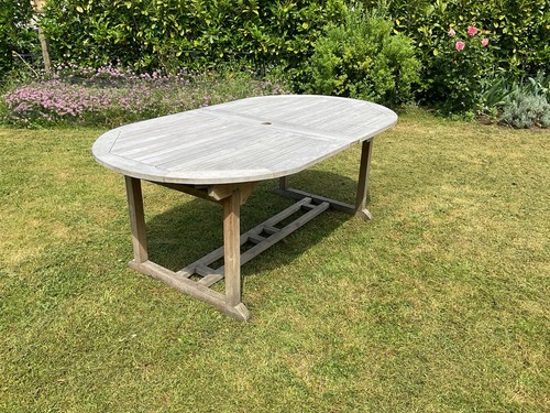 Teak garden table - teak,