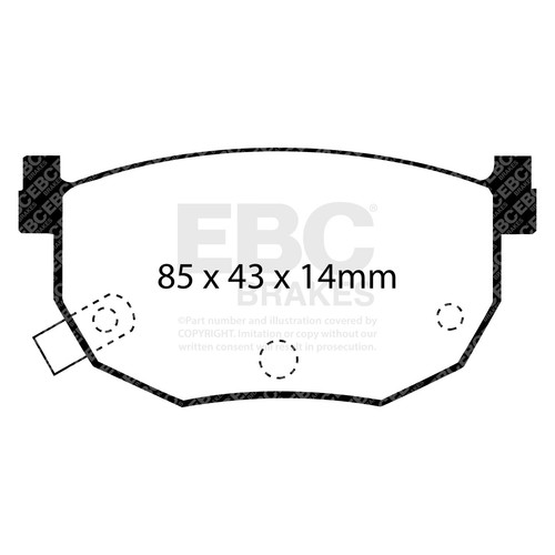 Ebc dp2528 brake - dp2528, pad