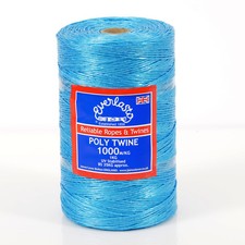COLOURED POLYPROPYLENE POLYTWINE POLY TWINE BALER SHOP TWINE -1000M - 2MM APPROX