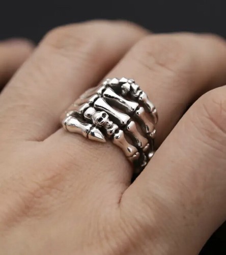 Vintage punk gothic skull - punk,