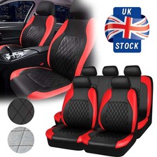 UK Red Car Seat Covers Full