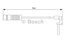 Bosch Brake Pad Wear Sensor Front Rear 1987473011