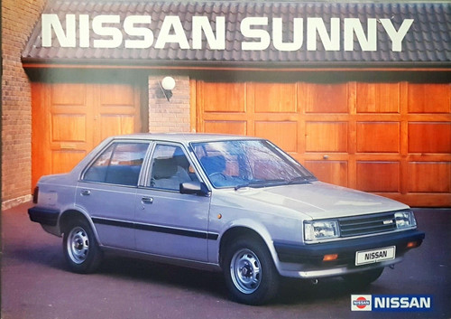 Nissan sunny b11 brochure 1985 - b11,