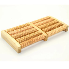 12 Roller Wooden Foot Massager