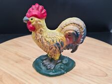 Vintage Cast Iron Cockrell Cockerell Door Stop - See Pictures 