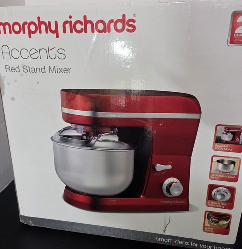 Morphy richards red food mixer - richards,