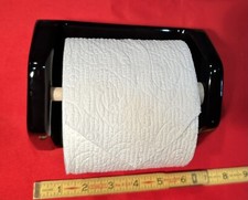 Glossy Black Ceramic Toilet