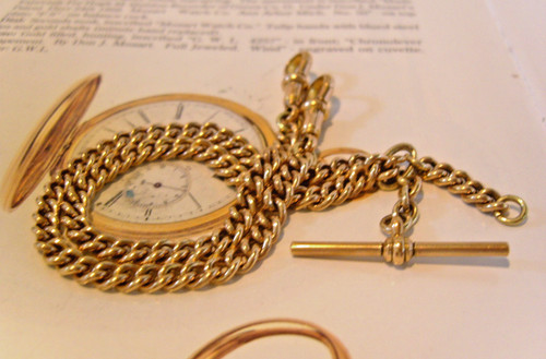 Victorian pocket watch chain - pocket,