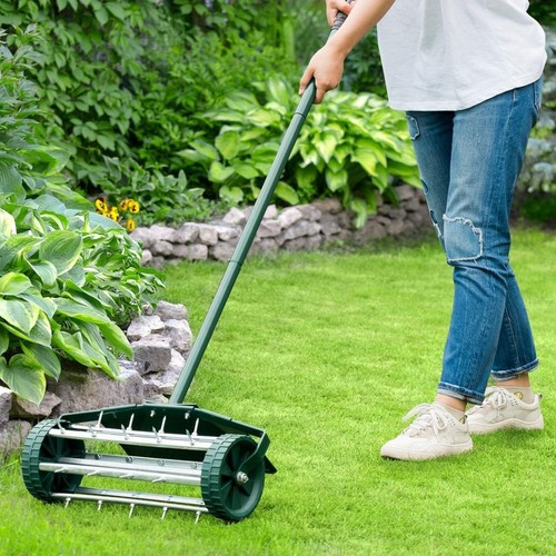 Lawn aerator garden roller - aerator,