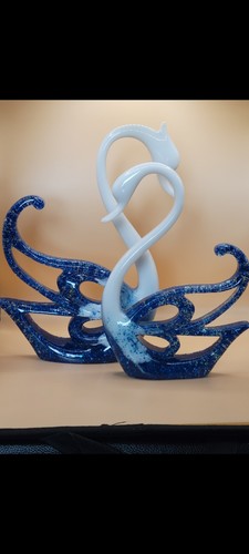 Handmade epoxy resin - epoxy, swan