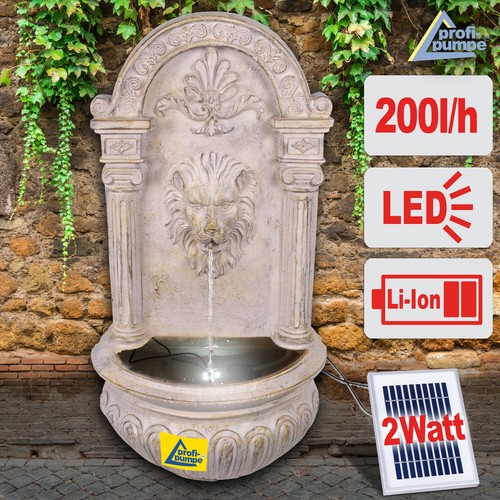 Solar water feature - solar,