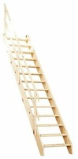 Wooden staircase space - staircase,