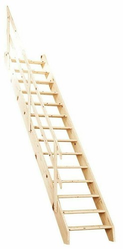 Wooden staircase space - wooden,