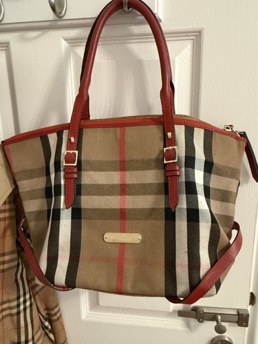 Burberry nova check tote bag - burberry,