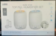Pure Home Sense Top Fill Humidifier, 2 Pack Bonus Bundle 3L Tank 2 Filter **8**