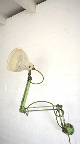 Vintage industrial wall lamp - wall,