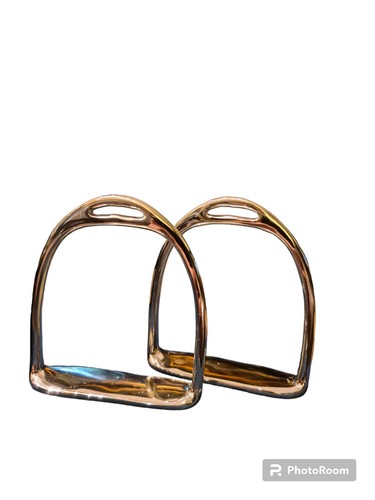 Pair rocking horse stirrups - pair,