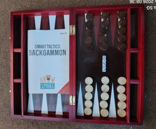WOODEN BACKGAMMON SET