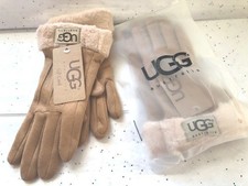 UGG Ladies Gloves Fleece Lined ~ Touchscreen ~ TAN ~ FREE Same Day Ship w/track