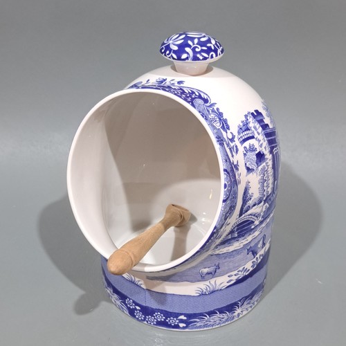 Spode blue italian salt - ",