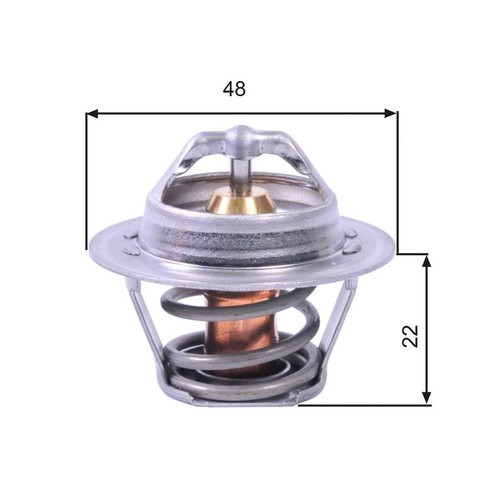 Coolant thermostat cooling - coolant,