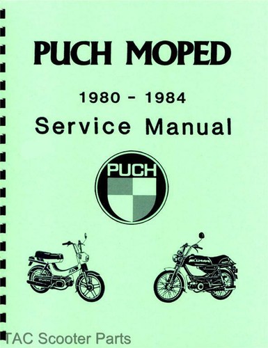 Puch moped service manual - puch,