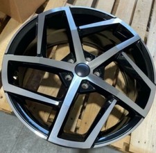19"black pol 5 alloy wheels