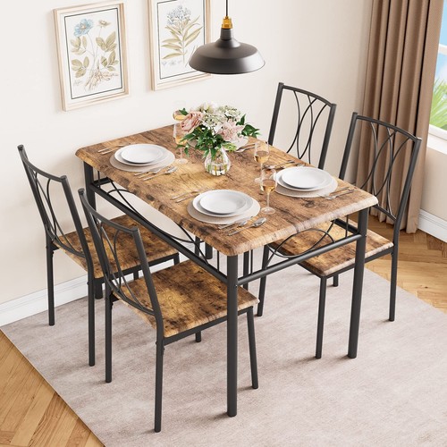 Piece farmhouse dining table - 5-piece,