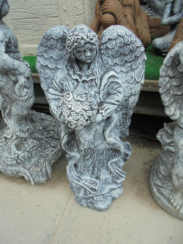 Large angel concrete garden - angel,