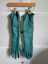 John Lewis Long Leather Gloves Size M 