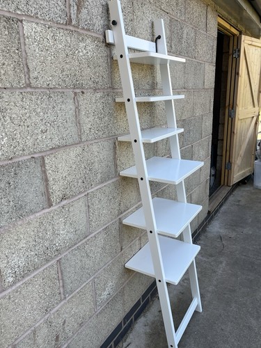 Ikea white leaning ladder - ikea,
