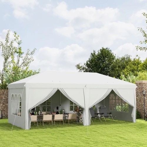 White rectangle marquee gazebo - white,