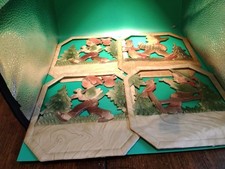 4 Vintage German Calendar