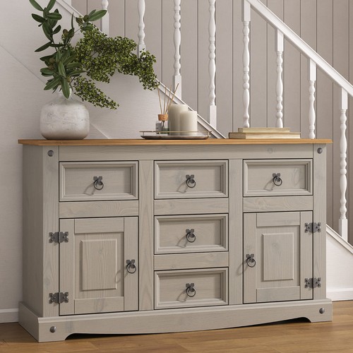 Corona sideboard grey - grey, door