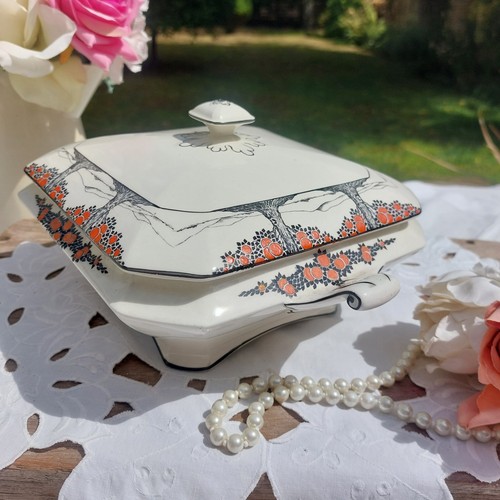 Crown ducal ware orange tree - crown,