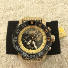 Invicta Racing JM Limited Edition Men's 48mm Gold Skeleton Watch 48058