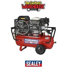 Sealey SA5055 50L Belt Drive Air Compressor with Petrol Engine 5.5hp