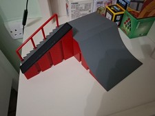 Skate Park Ramp Kit With Rail