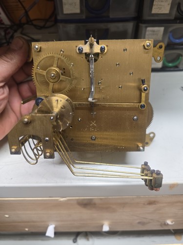 Antique clock mechanism - h.a.c,
