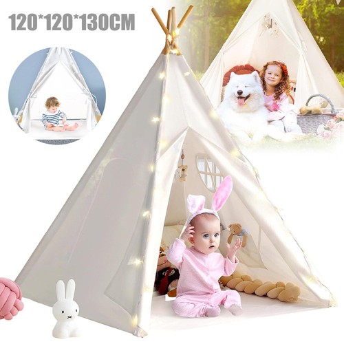 Large kids teepee lace wood - large,