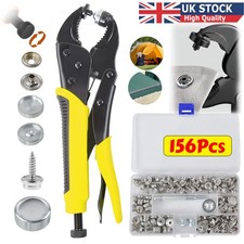 156pcs Heavy Duty Snap