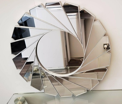 Wall mirror art deco frame - art,