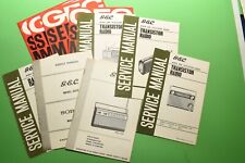 Lot 11x Vintage Service Manual